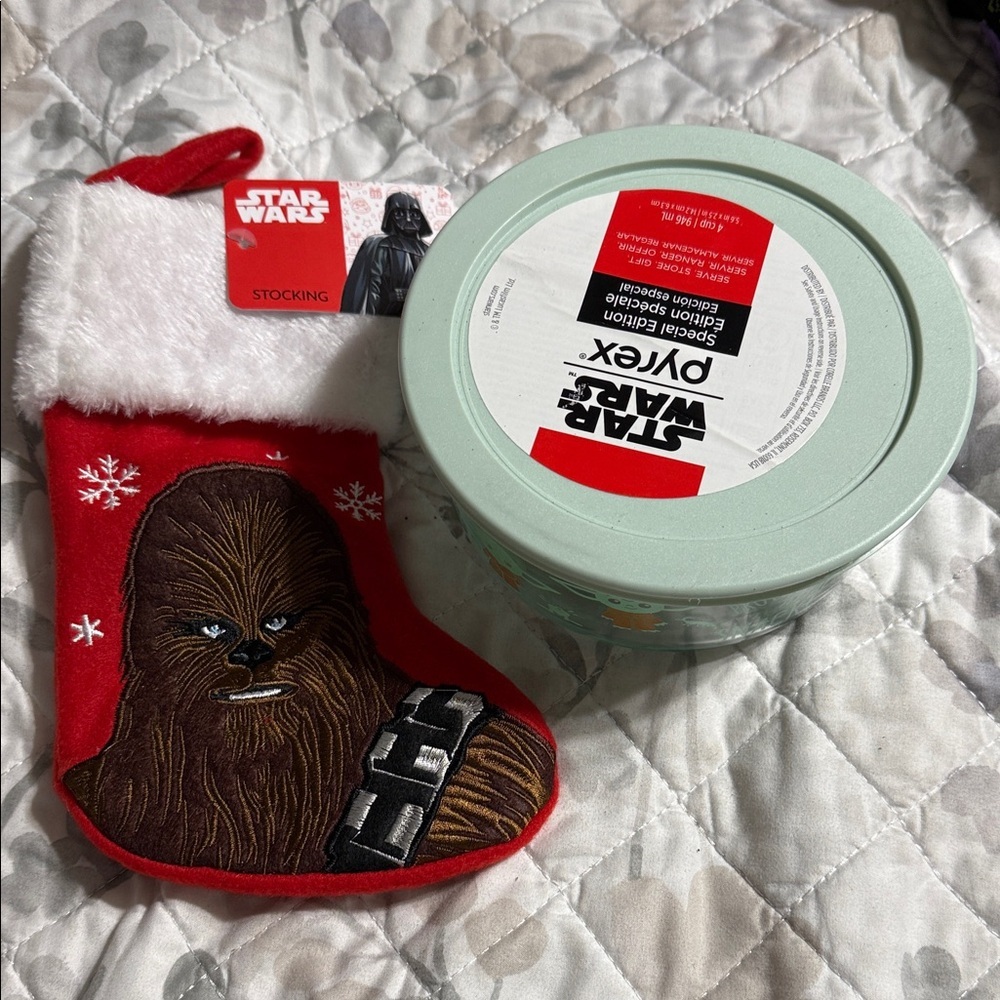 Star Wars mini Red and White Chewbacca Stocking